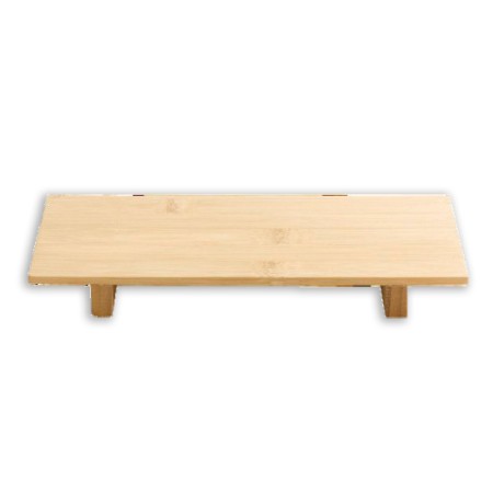 ADA Cosmetics Tablett aus Holz "Bambus" für Gästepräsente 10 Stück