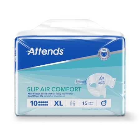 ATTENDS Slip Air Comfort 10 XL 60 pièces (4 x 15)