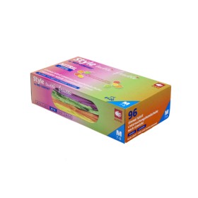 Med-Comfort Style tutti frutti Nitril Untersuchungshandschuhe L 10x Box
