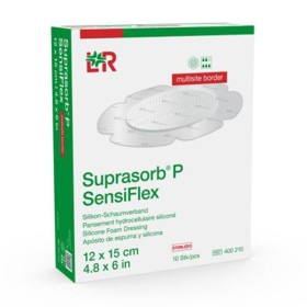 Lohmann & Rauscher Suprasorb® P SensiFlex medicazione in schiuma siliconica WaveCut