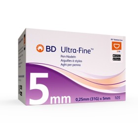 BD Ultra-Fine Pennadel, 31G 0.25x5mm 105stk
