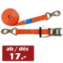 ZURRFIX 2-teilig Zurrgurt 4000kg / 8m - 50mm Ratsche mit Druckratsche und Sicherungshaken