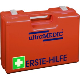 UltraMed Erste-Hilfe-Koffer ultraBOX SELECT BRIGHT DIN 13169 mit Wandhalterung