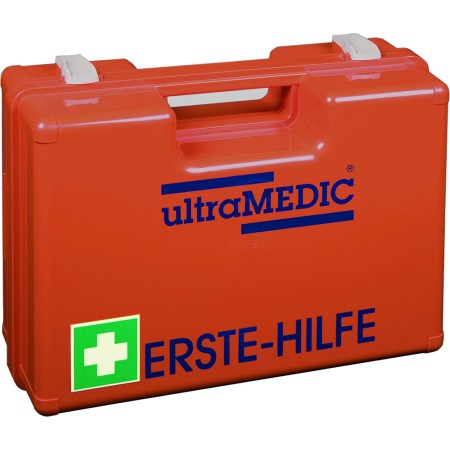 UltraMed Erste-Hilfe-Koffer ultraBOX SELECT BRIGHT DIN 13169 mit Wandhalterung
