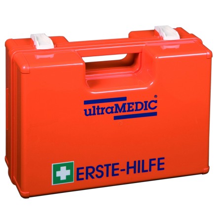 UltraMed Erste-Hilfe-Koffer ultraBOX SUPER DIN 13157 mit Wandhalterung