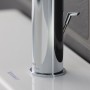 Duravit C.1 Einhebel-Waschtischmischer M mit Zugstangen-Ablaufgarnitur - Detailansicht