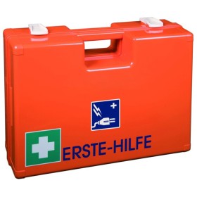 UltraMed Erste-Hilfe-Koffer ELEKTRO mit Spezialfüllung mit Wandhalterung