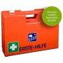 UltraMed Erste-Hilfe-Koffer BAUSTELLE mit Spezialfüllung und Replantatbeutel mit Wandhalterung