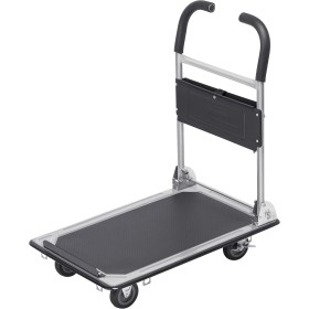 Klappbarer Plattformwagen mit Feststellbremse & Antirutschfläche 150 kg