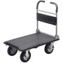 Klappbarer Plattformwagen mit Luftreifen & Feststellbremsen 300 kg