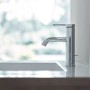Duravit C.1 Einhebel-Waschtischmischer M mit Zugstangen-Ablaufgarnitur - Detailansicht