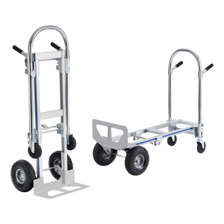 2-in-1 Sackkarre & Plattformwagen klappbar bis 454 kg