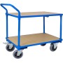Carrello da trasporto a 2 ripiani con freni 400 kg