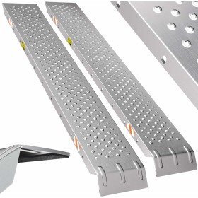Auffahrrampen Set aus verzinktem Stahl 400 kg