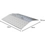 Rampe de seuil en aluminium antidérapante 270 kg 60–100 cm