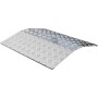 Rampe de seuil en aluminium antidérapante 270 kg 60–100 cm