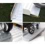 Aluminium Auffahrrampe & Schwellenrampe 450 kg Tragkraft 61–121 cm