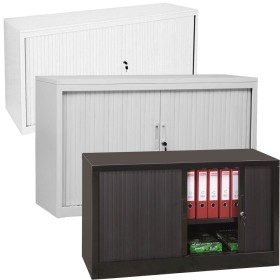 Wolfstahl Rolladenschrank Stahl 1 Fachboden 120x46x75 cm