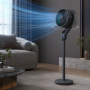 VALS Valstronot ventilateur 3D breveté 25 W avec ioniseur Noir