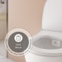 Set WC VitrA Aquacare Sento con funzione bidet, senza bordo, con sedile