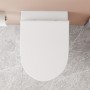 Set WC VitrA Aquacare Sento con funzione bidet, senza bordo, con sedile - vista dettagliata