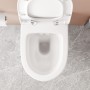 Set WC VitrA Aquacare Sento con funzione bidet, senza bordo, con sedile - vista tecnica