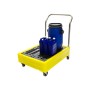 WOLFBAG Polywagen mit Griff, abnehmbarem Gitter, für 4x25L Fässer