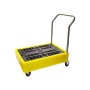 WOLFBAG Polywagen mit Griff, abnehmbarem Gitter, für 4x25L Fässer - Detailansicht