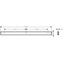 hansgrohe WallStoris Wandstange 50 cm