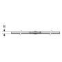 Geberit CleanLine 50 Duschrinne 130 cm - technische Ansicht