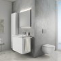 Geberit iCon Ensemble WC suspendu à chasse d'eau - vue technique