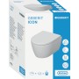 Geberit iCon Ensemble WC suspendu à chasse d'eau - vue détaillée