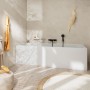 hansgrohe Tecturis S Einhebel-Wannenarmatur Aufputz - Detailansicht