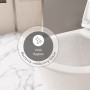 VitrA Aquacare Sento WC-Set mit Bidetfunktion und integrierter Thermostatarmatur, inkl. Sitz - Detailansicht