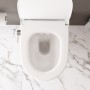 VitrA Aquacare Sento WC-Set mit Bidetfunktion und integrierter Thermostatarmatur, inkl. Sitz - technische Ansicht