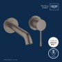 Mitigeur de lavabo 2 trous GROHE Essence Nouveau avec bec court - vue technique