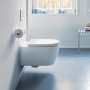 Duravit ME by Starck Wand-WC Rimless mit Wondergliss Komplettset - Detailansicht