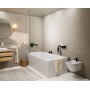 hansgrohe Vernis Blend Bidetarmatur mit Zugstangen-Ablaufgarnitur - technische Ansicht