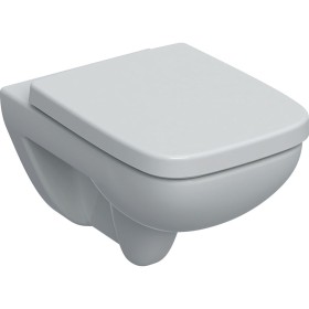 Geberit Renova Plan Set WC suspendu à chasse d'eau encastrée, avec abattant de WC