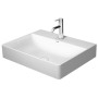 Duravit DuraSquare Waschtisch mit 1 Hahnloch, 60 x 47 cm - Detailansicht