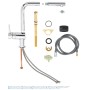 Robinet de cuisine monocommande GROHE Minta avec douchette extractible SpeedClean - photo produit