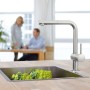 Rubinetto monocomando per lavello GROHE Minta con doccetta estraibile SpeedClean - immagine prodotto