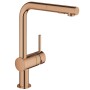 Rubinetto monocomando per lavello GROHE Minta con doccetta estraibile SpeedClean