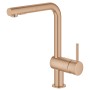 Rubinetto monocomando per lavello GROHE Minta con doccetta estraibile SpeedClean - vista dettagliata