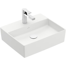Villeroy & Boch Memento 2.0 Vasque à poser 50 cm avec trou de robinet, sans trop-plein