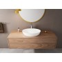 Rubinetto per lavabo hansgrohe Vernis Blend 190 con conduzione dell'acqua isolata e tappo a tirante - vista dettagliata