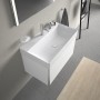 Duravit DuraSquare Waschtisch mit 1 Hahnloch, 80 x 47 cm - Detailansicht