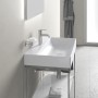 Duravit DuraSquare Waschtisch mit 1 Hahnloch, 80 x 47 cm - Detailansicht