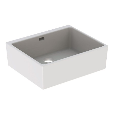 Évier polyvalent Geberit Publica 50 x 40 cm avec trop-plein