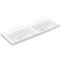 Villeroy & Boch Subway 3.0 Schrank-Doppelwaschtisch 130 cm, ohne Hahnloch, ohne Überlauf - Detailansicht
